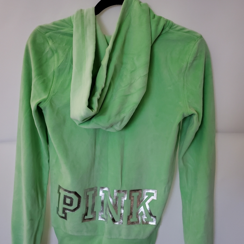 PINK XS Sweatshirt Lime Green - Picture 5 of 10